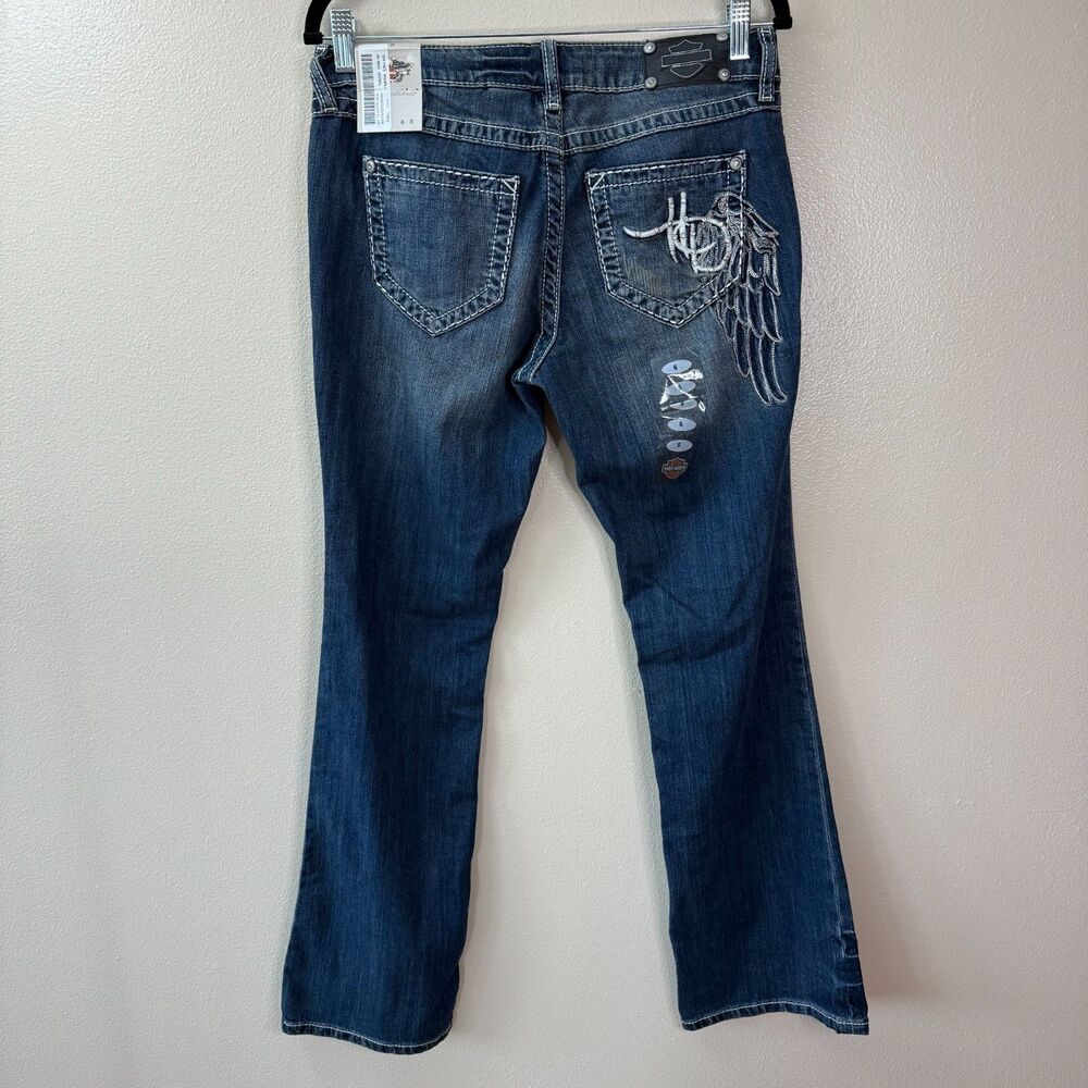 Harley Davidson Curvy Bootcut Jeans - Picture 2 of 5